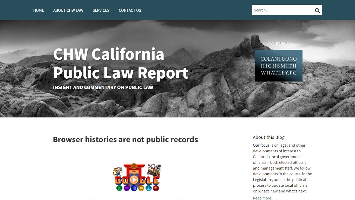 Browser histories are not public records